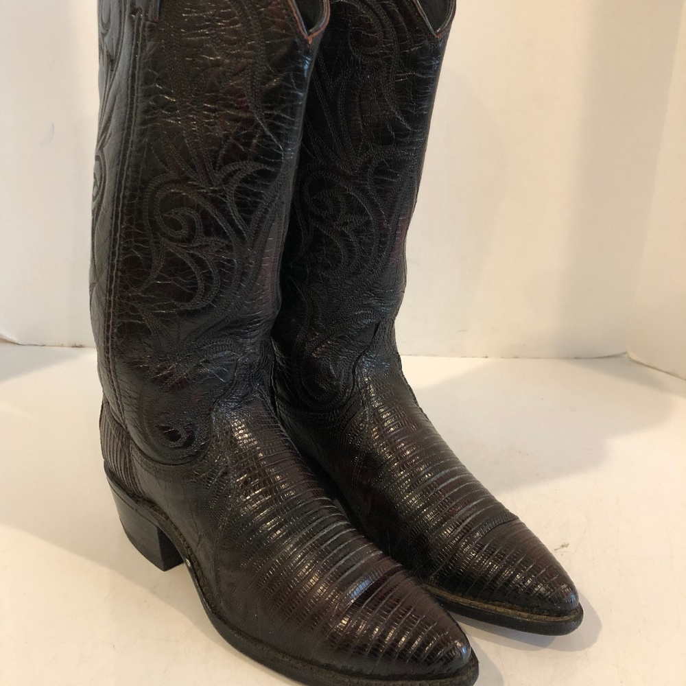 Dan Post Teju Lizard Western Boots